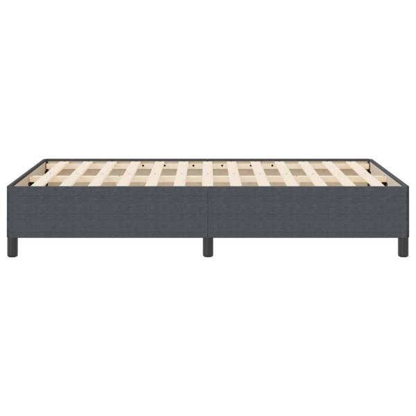 ARDEBO.de - Bettgestell Dunkelgrau 120x190 cm Cord-Panama-Stoff