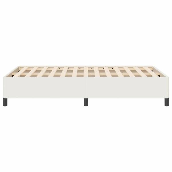 Bettgestell Creme 120x200 cm aus Cordstoff