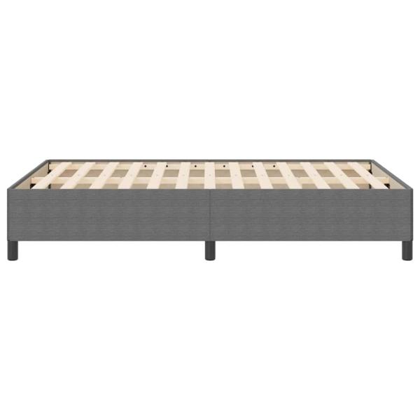 Bettgestell Hellgrau 140x190 cm Cord- Stoff