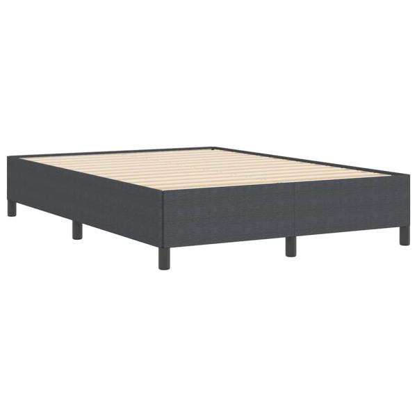 Bettgestell Dunkelgrau 140x190 cm Cord-Stoff
