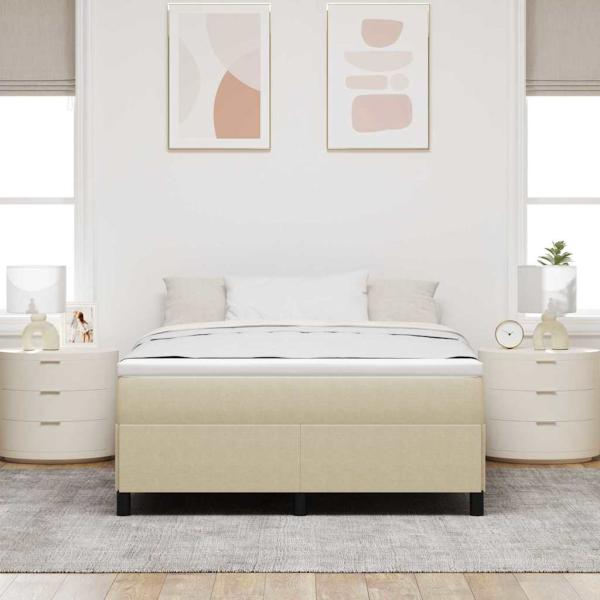 Bettgestell Lichtgrün Grau 160x200 cm Cord-Stoff