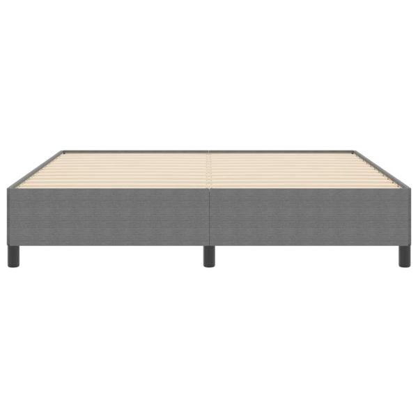 Bettgestell Hellgrau 180x200 cm Cord-Stoff