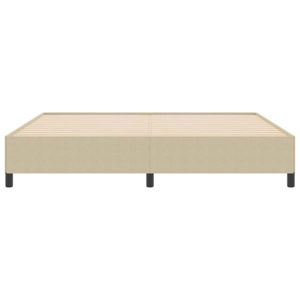 Bettgestell Hellgrün Grau 200x200 cm Cord-Stoff