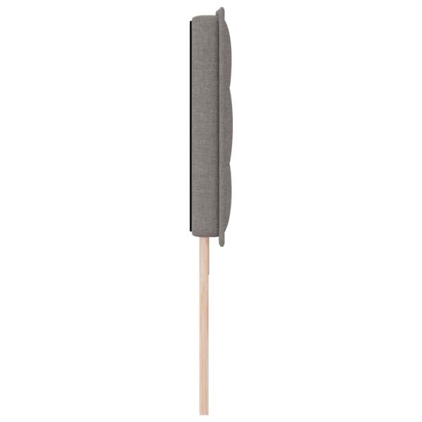 Kopfteil Linien Design Taupe 180 cm Stoff