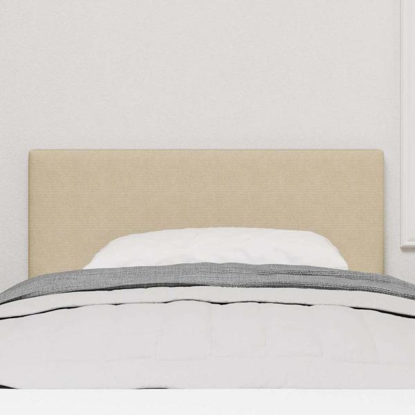 Kopfteil Einfaches Design Lichtgrün Grau 90 cm Cordstoff