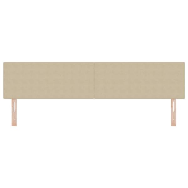 Kopfteil Einfaches Design Hellgrün Grau 200 cm Cordstoff
