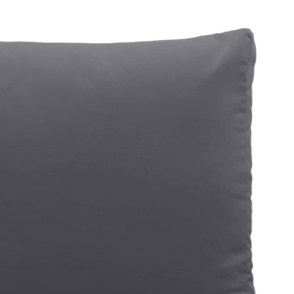 2-Sitzer Gartensofa mit anthrazitfarbenen Kissen