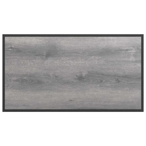 Gartentisch Grau 100x55x70 cm DPC und Stahl