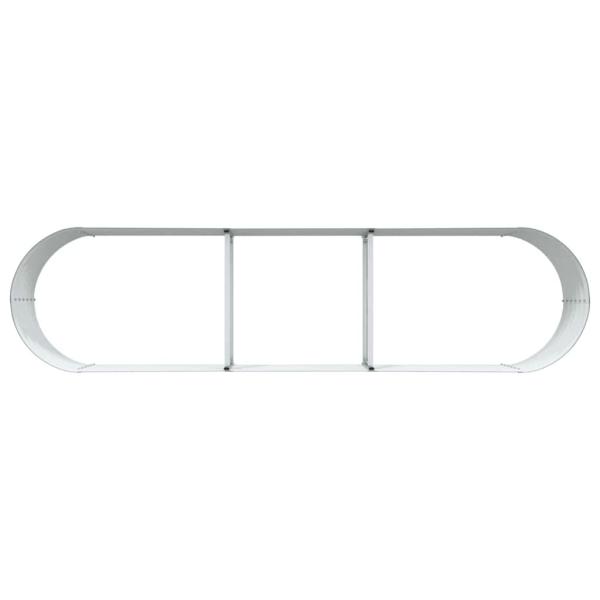 Garten Hochbeet Grün 320x80x44 cm Verzinkter Stahl