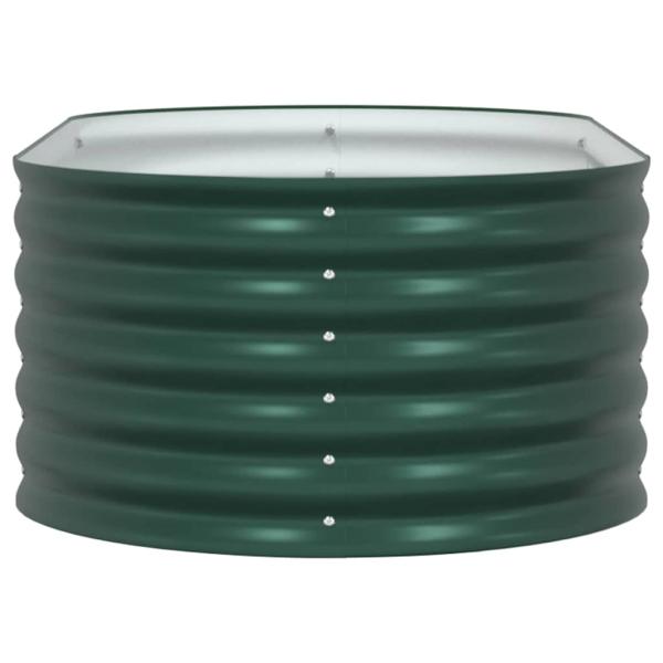 Hochbeet Garten Grün 160x80x44 cm, aus galvanisiertem Stahl