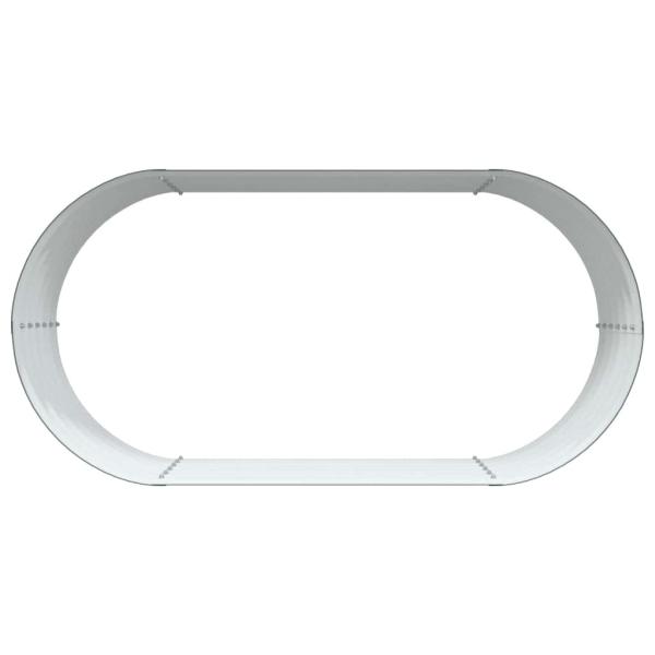 Hochbeet Garten Grün 160x80x44 cm, aus galvanisiertem Stahl
