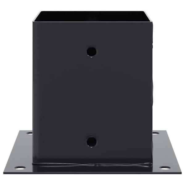 Pfostenträger Quadrat 12 Stk. 121x121mm Stahl Pulverbeschichtet
