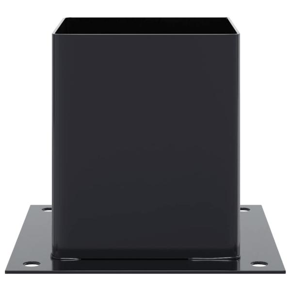 Pfostenträger Quadrat 12 Stk. 101x101mm Stahl Pulverbeschichtet