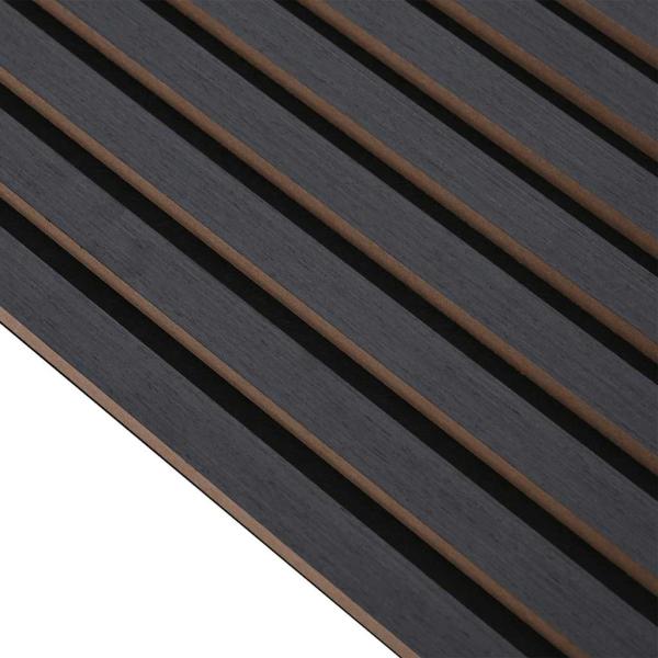 Akustik Wandpaneele 8 Stk. Lamellen 60,5x60 cm Eichenfurnier