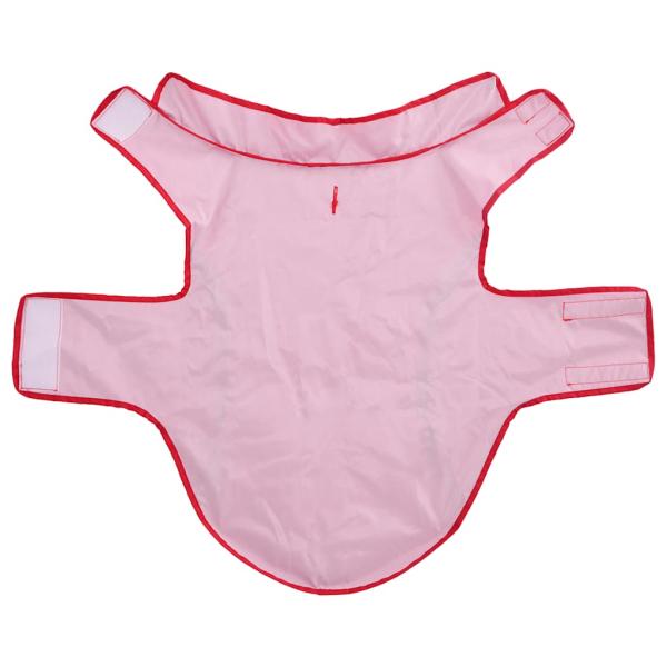 Hunde Regenmantel mit Reflexstreifen Polyester Rot 2XL