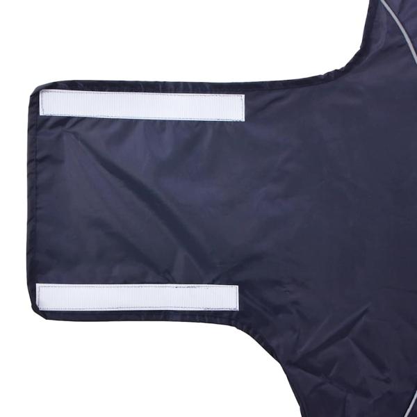 Hunde Regenmantel mit Reflexstreifen Polyester Marineblau 3XL