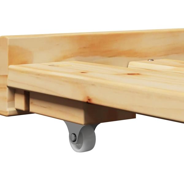 Tagesbett Ausziehbar ohne Matratze IRUN 90x200cm