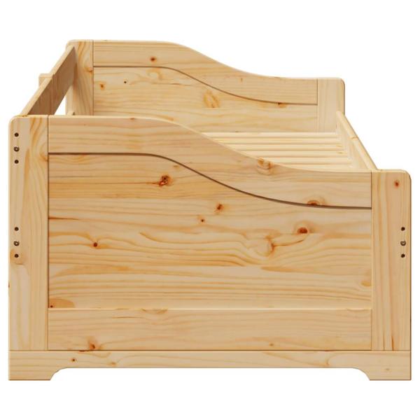 Tagesbett Ausziehbar ohne Matratze IRUN 90x200cm