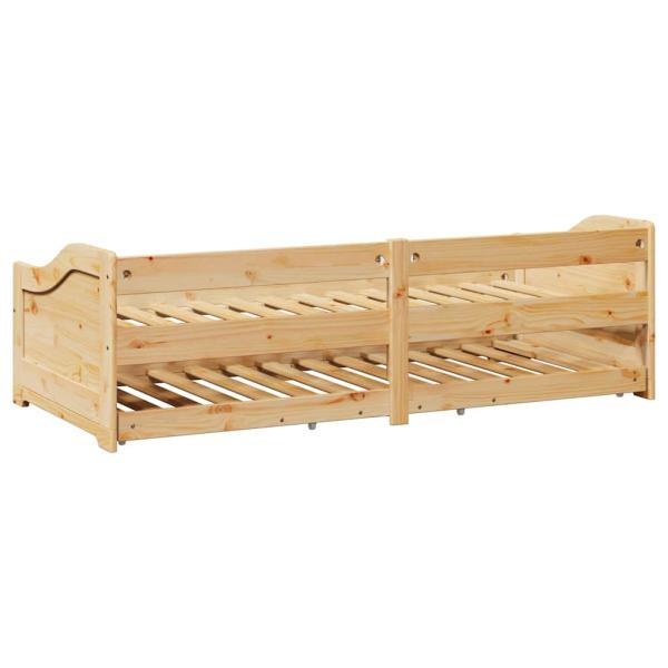 Tagesbett Ausziehbar ohne Matratze IRUN 90x200cm