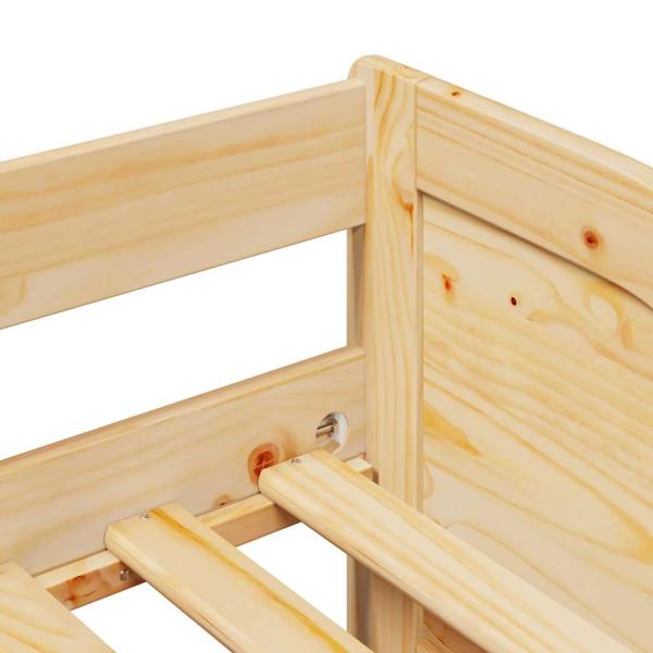 Tagesbett Ausziehbar ohne Matratze IRUN 90x200cm