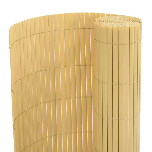 Gartenzaun Doppelseitig Gelb 1,8x3 m PVC