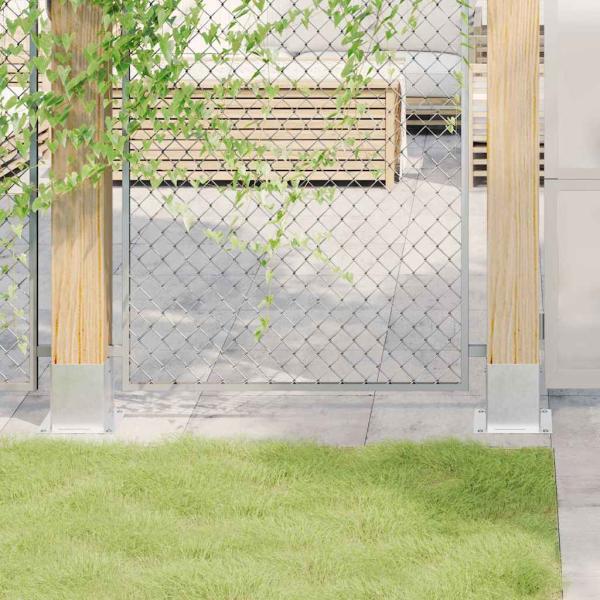 ARDEBO.de - Pfostenträger Quadratisch 12 Stk. 101x101mm Stahl Verzinkt