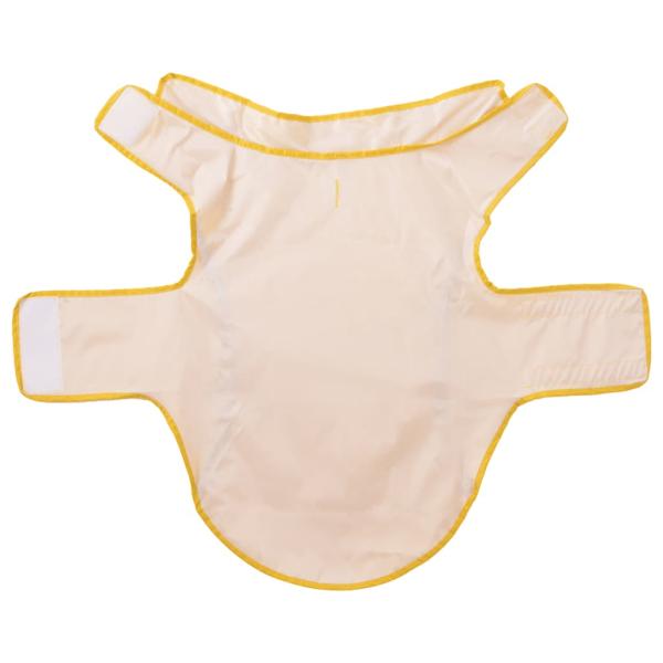 Hunde Regenmantel mit Reflexstreifen Polyester Gelb XL