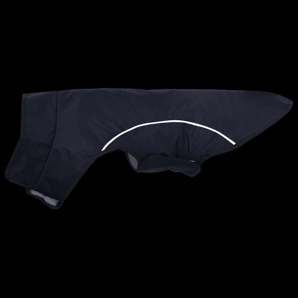Hunde Regenmantel mit Reflexstreifen Polyester Marineblau XS