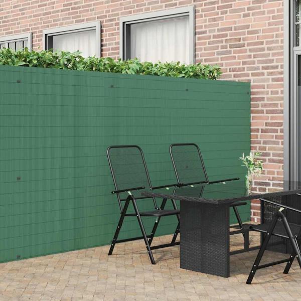ARDEBO.de - Gartenzaun Doppelseitig Grün 1,8x3 m PVC