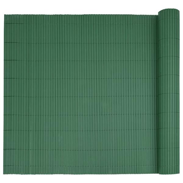 Gartenzaun Doppelseitig Grün 1,8x3 m PVC