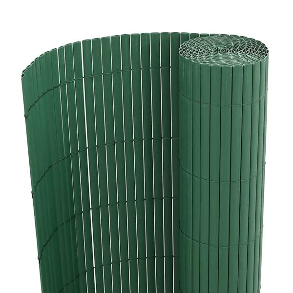 Gartenzaun Doppelseitig Grün 1,8x3 m PVC