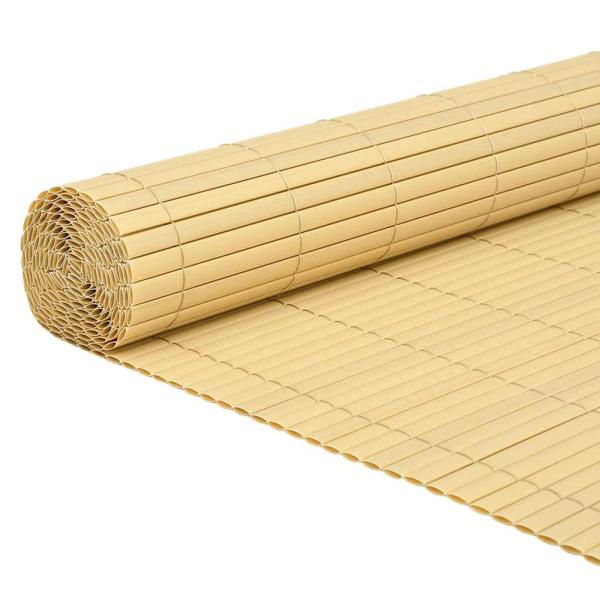 Gartenzaun Doppelseitig Gelb 1,8x5 m PVC