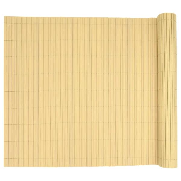 Gartenzaun Doppelseitig Gelb 1,8x5 m PVC