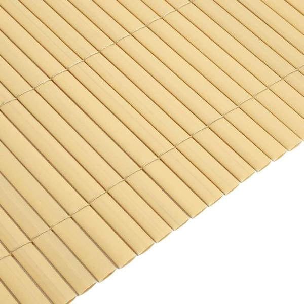 Gartenzaun Doppelseitig Gelb 1,8x5 m PVC
