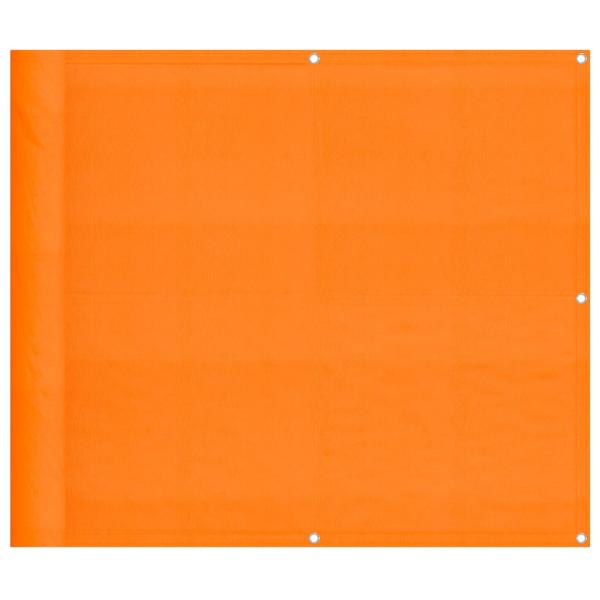 Balkon-Sichtschutz Orange 90x800 cm 100% Polyester-Oxford