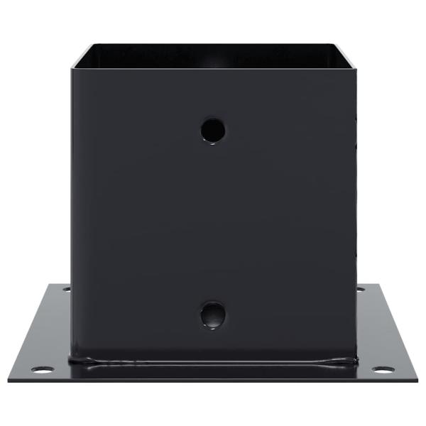 Pfostenträger Quadrat 12 Stk. 141x141mm Stahl Pulverbeschichtet