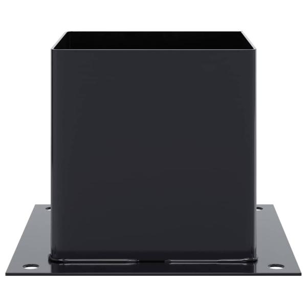 Pfostenträger Quadrat 12 Stk. 141x141mm Stahl Pulverbeschichtet