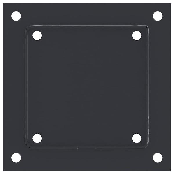 Pfostenträger Quadrat 12 Stk. 141x141mm Stahl Pulverbeschichtet