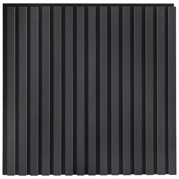 Akustik Wandpaneele 2 Stk. Lamellen 60,5x60 cm Eichenfurnier