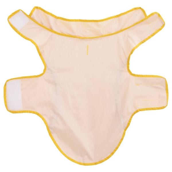 Hunde Regenmantel mit Reflexstreifen Polyester Gelb XXS