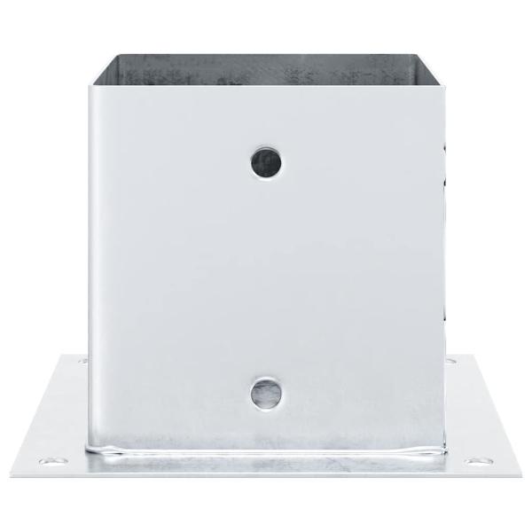 Pfostenträger Quadratisch 12 Stk. 141x141 mm Stahl Verzinkt