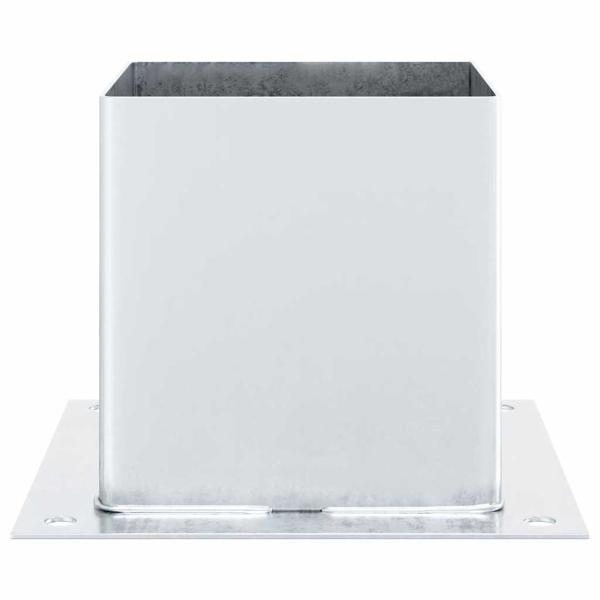 Pfostenträger Quadratisch 12 Stk. 141x141 mm Stahl Verzinkt