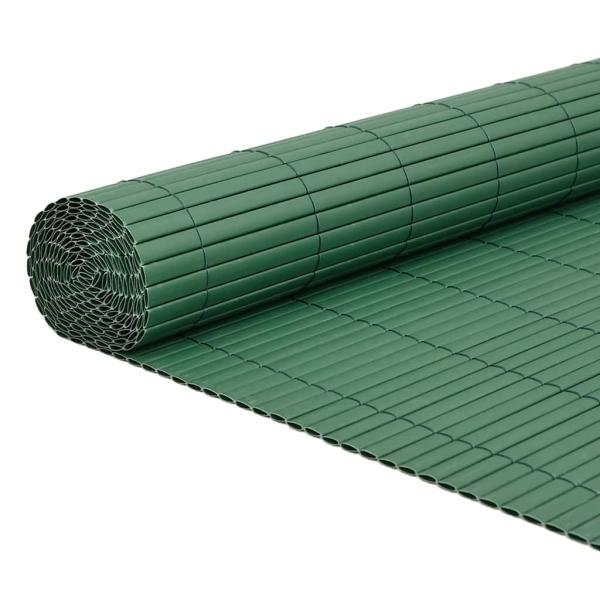 Gartenzaun Doppelseitig Grün 1,8x5 m PVC