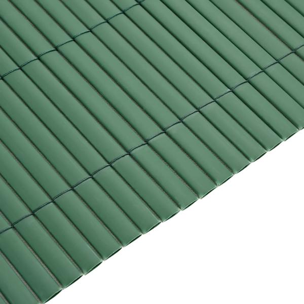 Gartenzaun Doppelseitig Grün 1,8x5 m PVC