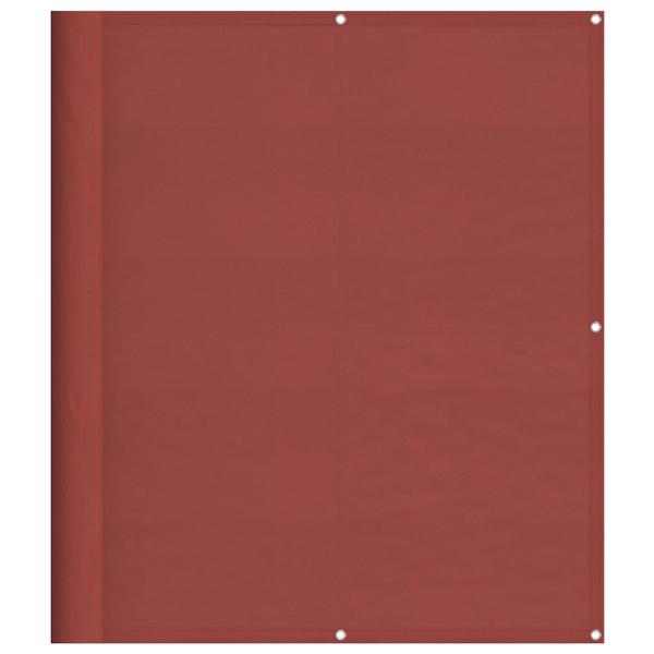Balkon-Sichtschutz Terrakotta 120x700 cm 100 % Polyester-Oxford