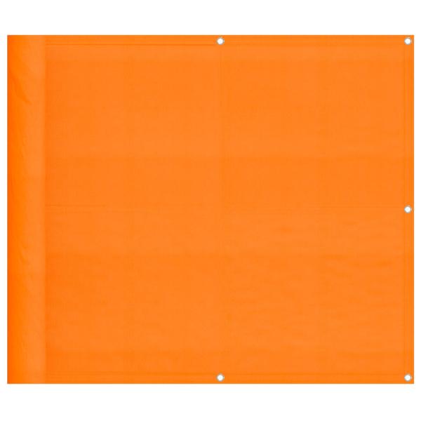 Balkon-Sichtschutz Orange 90x1000 cm 100% Polyester-Oxford