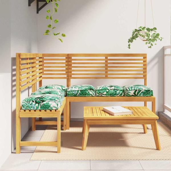 ARDEBO.de - Außensitzkissen Set aus 6 Blattmuster Polyester 40 x 40 x 8 cm