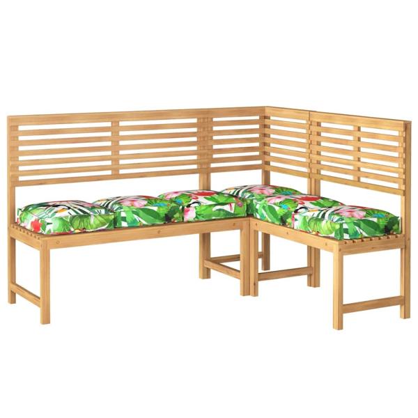 Außenkissen Set von 6 Tropischer Dschungel Polyester