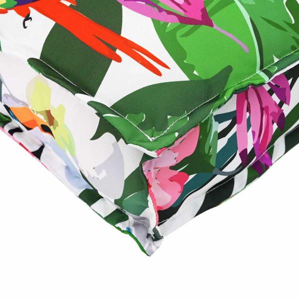 Außenkissen Set von 6 Tropischer Dschungel Polyester