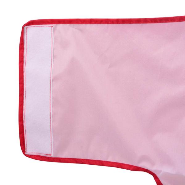 Hunde Regenmantel mit Reflexstreifen Polyester Rot 3XL